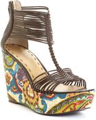 Nine West Lightenup Wedge Sandals - Lyst