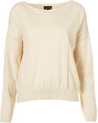 Topshop Knitted Stitch Panel Jumper - Lyst