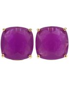 Kate Spade Kate Spade Large Faceted Clip Earrings - Lyst