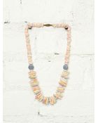 Free People Vintage Beach Shell Necklace - Lyst