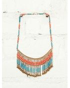 Free People Vintage Stone Necklace - Lyst