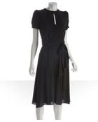 Marc By Marc Jacobs Black Silk Crepe De Chine Mimi Dress - Lyst