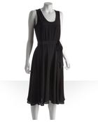 Marc By Marc Jacobs Black Silk Simone Sleeveless Dress - Lyst