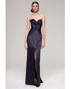 Oscar de la Renta Strapless Gown - Lyst