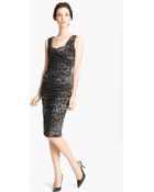 Dolce & Gabbana Wrap Detail Ruched Dress - Lyst