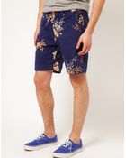 Scotch & Soda Scotch Soda Floral Pattern Shorts - Lyst