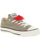 Converse All Star Ox Low Double Tongue Elephnttomato - Lyst