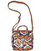Fossil Vintage Keyper Coated Canvas Crossbody Bag - Lyst