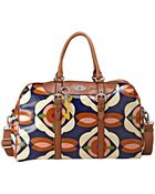 Fossil Vintage Keyper Coated Canvas Duffle - Lyst