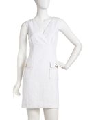 MICHAEL Michael Kors Flappocket Shift Dress - Lyst