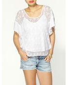 Madison Marcus Laze Silk Top - Lyst