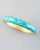 Sequin Enamel Bracelet Turquoise - Lyst