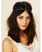 Free People Double Rose Headpiece - Lyst