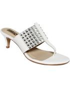 Ellen Tracy Sea Thong Sandals - Lyst