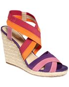 Enzo Angiolini Idyll Wedge Sandals - Lyst