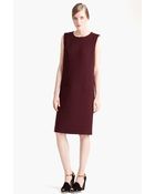 Marni Wool Crepe Shift Dress - Lyst
