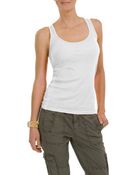 Michael Stars 2x1 Supima Racerback Beater Tank - Lyst