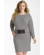 MICHAEL Michael Kors Double Buckle Dress - Lyst