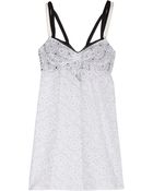 The Lake & Stars Beach House Embroidered Cotton Chemise - Lyst