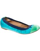 J.Crew Collection Mila Colorblock Ballet Flats - Lyst