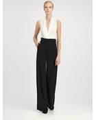 Donna Karan New York Sleeveless Chiffonedge Bodysuit - Lyst