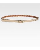 Gucci Selleria Braided Spur Buckle Leather Belt - Lyst