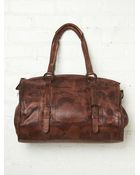 Free People Brighton Distressed Satchel - Lyst