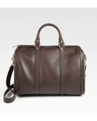 Gucci Vintage Web Medium Boston Bag - Lyst