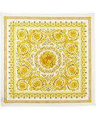 Versace Foulard Square Scarf Gold - Lyst