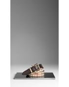 Burberry Haymarket Check Belt - Lyst