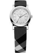 Burberry Swiss Beat Check Fabric Strap 30mm - Lyst