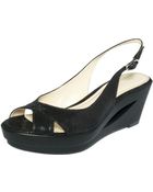 Calvin Klein Rosaria Slingback Wedge Sandals - Lyst