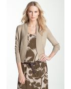 MICHAEL Michael Kors Open Front Cardigan - Lyst