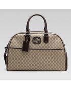 Gucci Duffel with Interlocking G Detail - Lyst