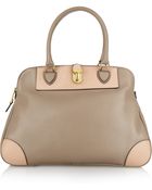 Marc Jacobs Manhattan Tribeca Two Tone Leather Tote - Lyst