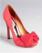 Badgley Mischka Pumps Zali Bow Platform - Lyst