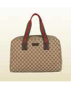 Gucci Original Gg Canvas Carry-on Duffle Bag - Lyst