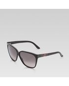 Gucci Large Square Frame Sunglasses - Lyst