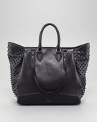 Christian Louboutin Justine Spike Tote - Lyst