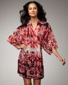 Jean Paul Gaultier Floral Print Kimono Coverup - Lyst