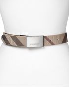 Burberry Smoked Check Springfield Belt - Lyst