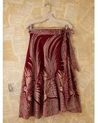 Free People Vintage Batik Printed Wrap Skirt - Lyst