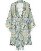 Matthew Williamson Embellished Silk chiffon Kaftan - Lyst