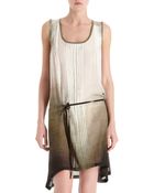 Ann Demeulemeester Belted Dress - Lyst