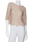 Joie Lace Blouse - Lyst