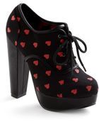 ModCloth Be Boldhearted Heel - Lyst