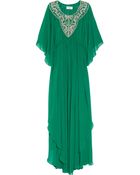 Temperley London Embellished Silkcrepe Gown - Lyst