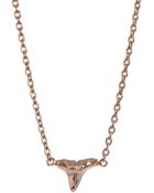 A.L.C. Rose Gold Mini Sharks Tooth Pendant Necklace - Lyst