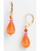 Dabby Reid Ltd Semi Precious Crystal Drop Earrings - Lyst