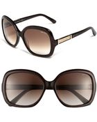 Jimmy Choo Oversized Sunglasses - Lyst
